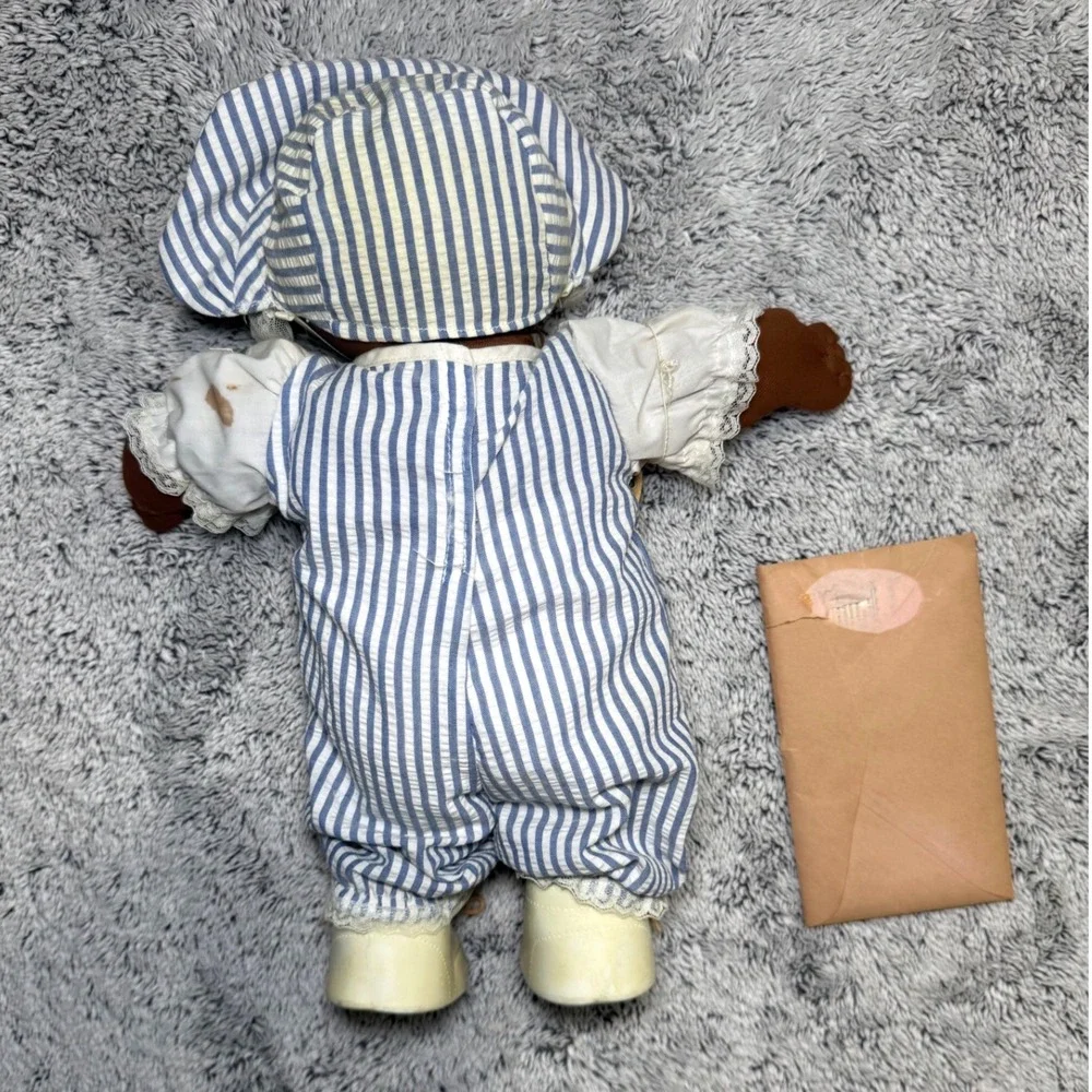 Vintage Cabbage Patch Kids Preemie African American Mold 1 CPK Coleco 1982 Tag